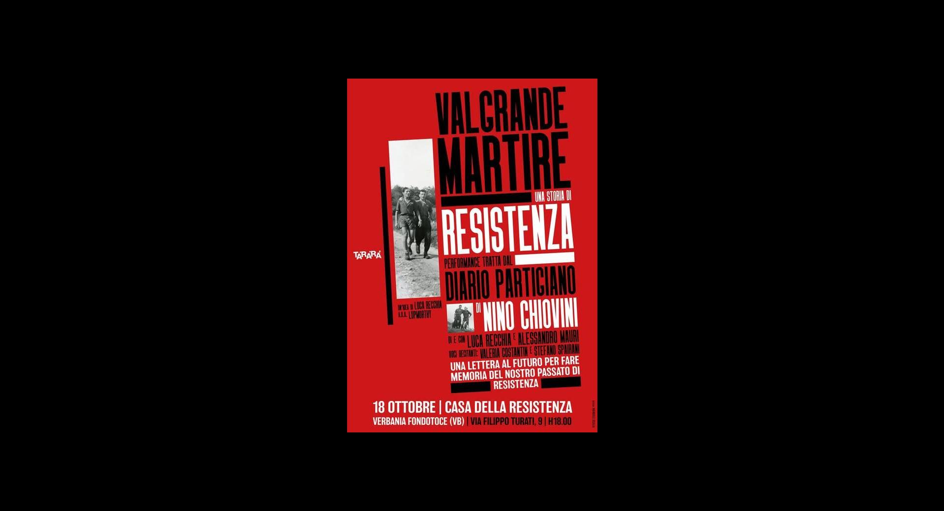 Valgrande Martire. Una storia di Resistenza