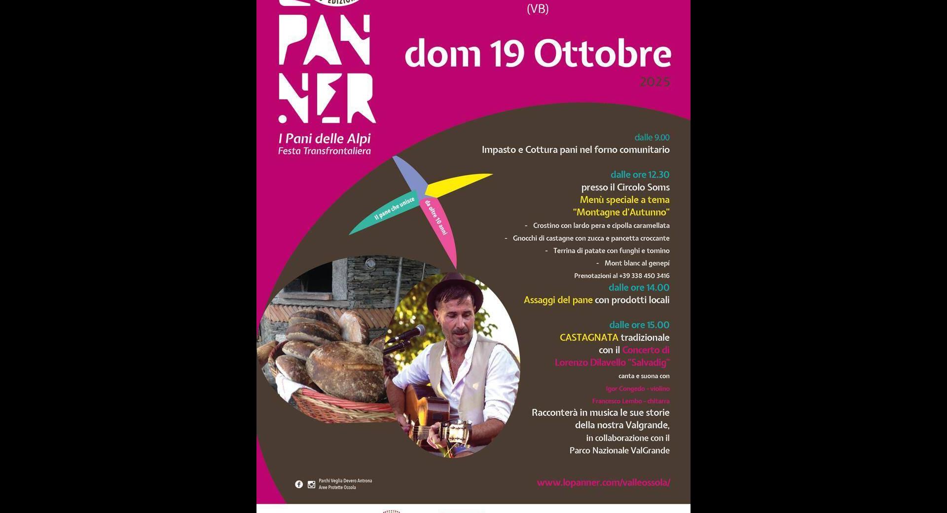 Lo Pan Ner -  I Pani delle Alpi. 19 10 25 Cavandone
