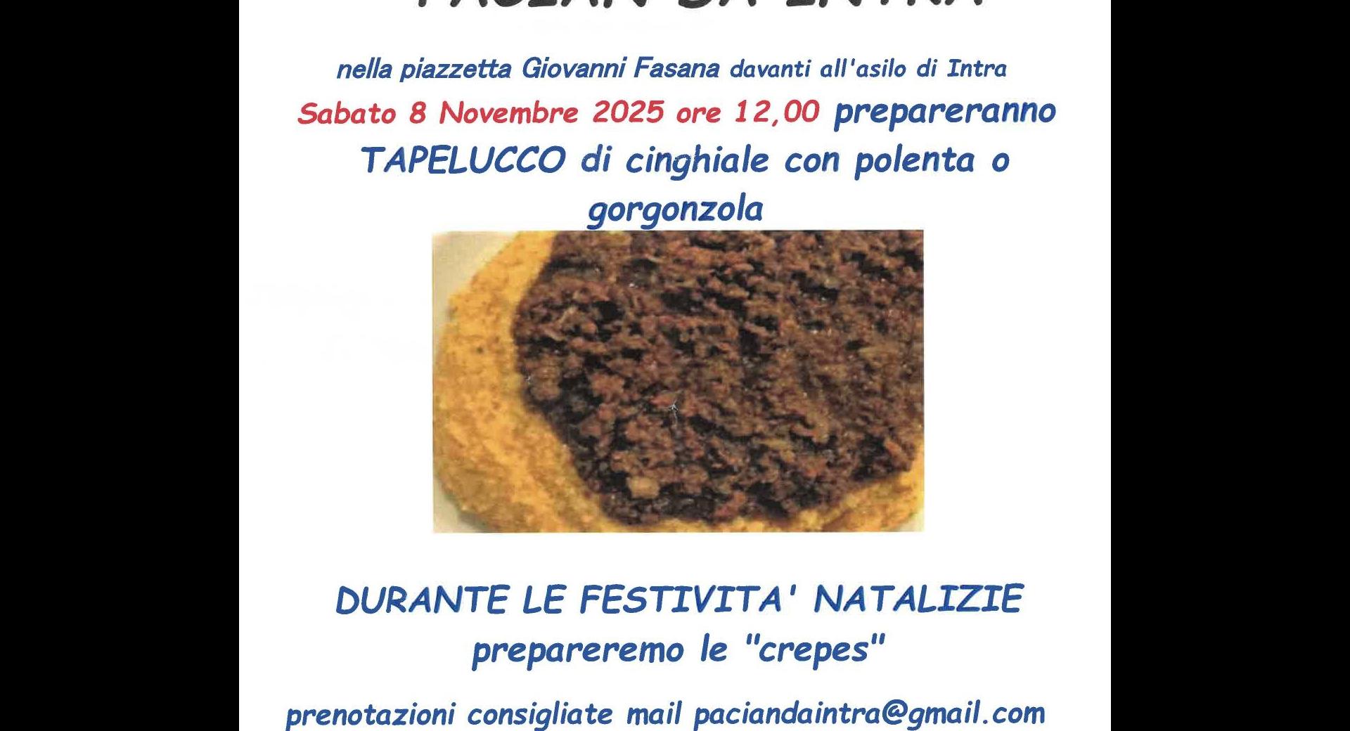 TAPELUCCO DI CINGHIALE E POLENTA 