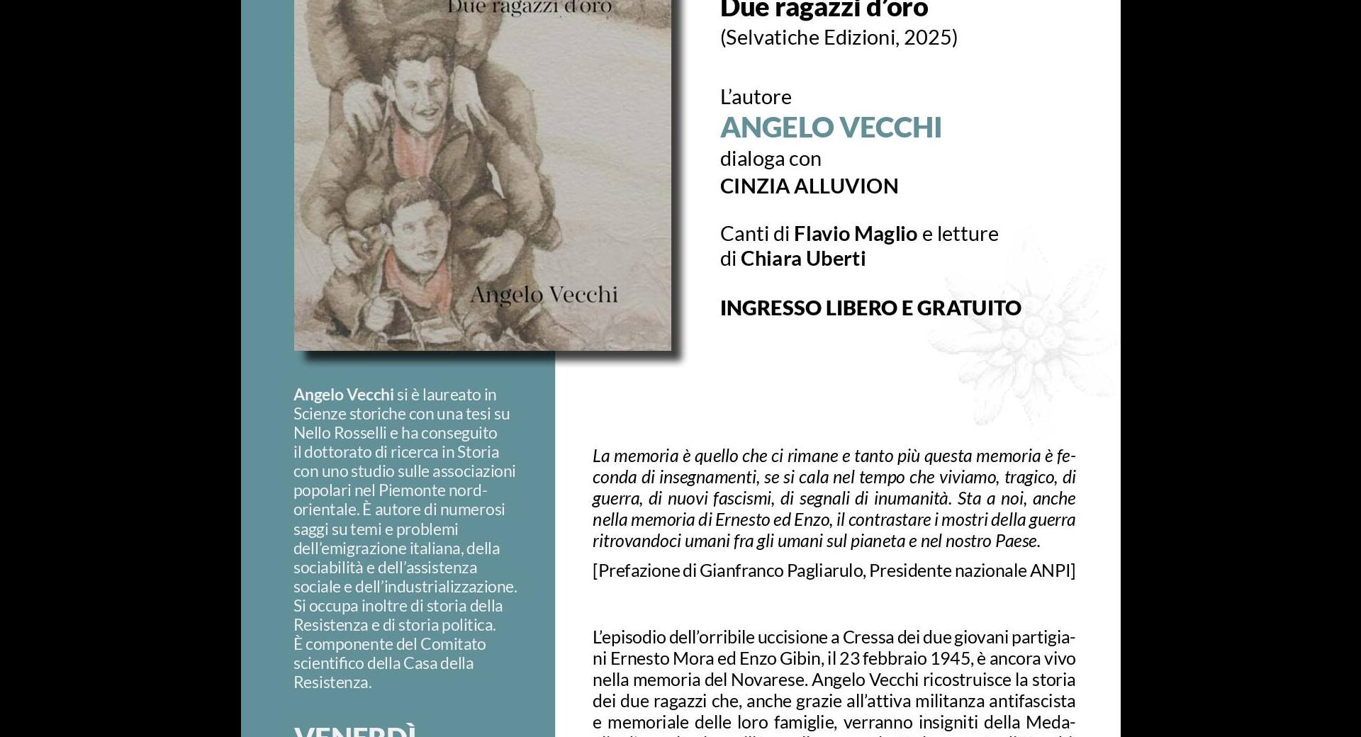 Mora e Gibin.  Due ragazzi d'oro