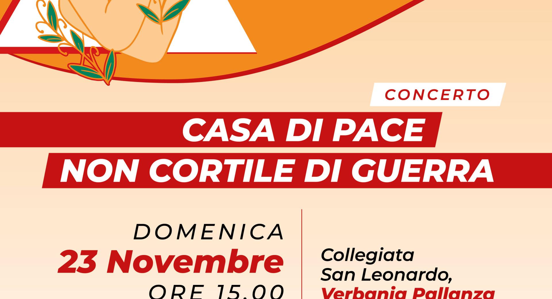 Concerto: Casa di Pace, non cortile di guerra