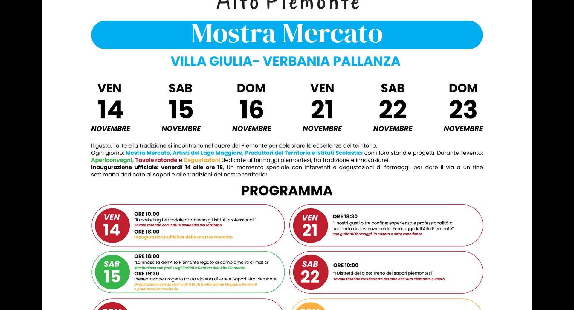 Arte e Sapori Alto Piemonte