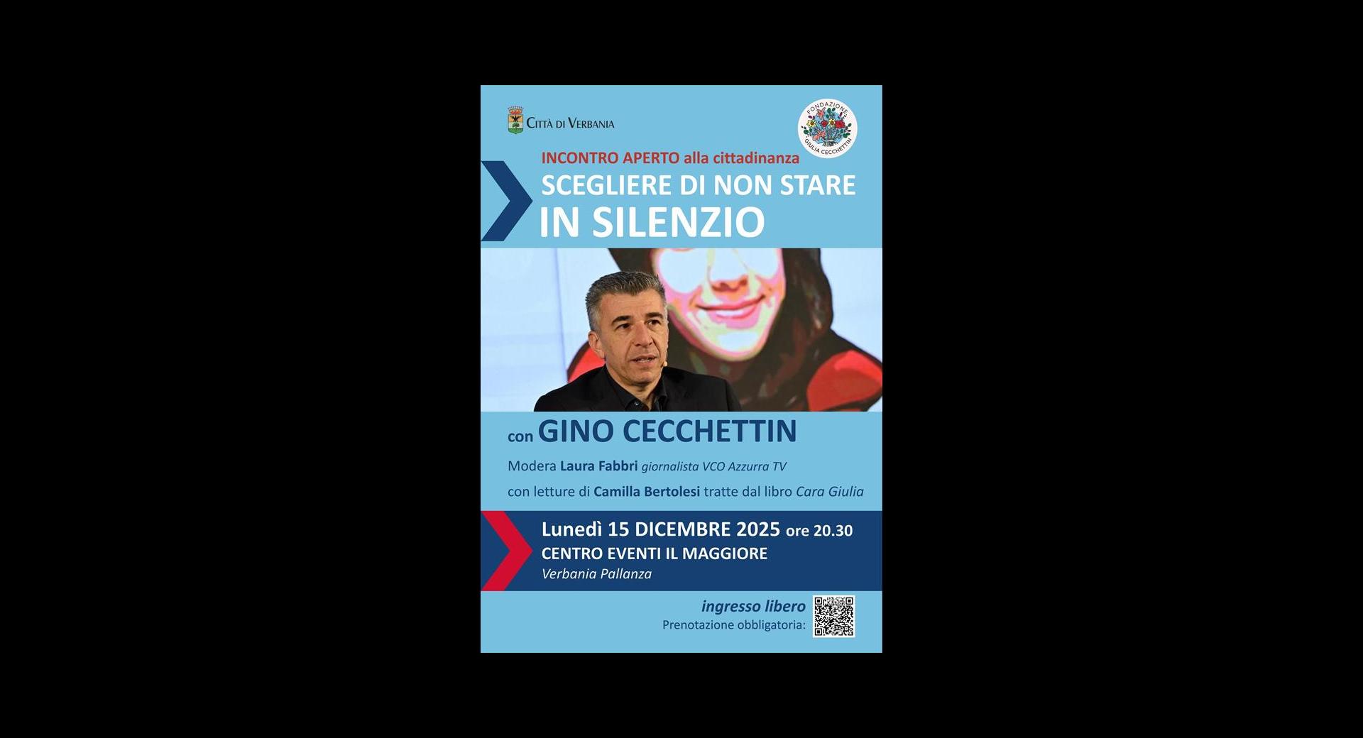 Gino Cecchettin: Incontro aperto alla cittadinanza.