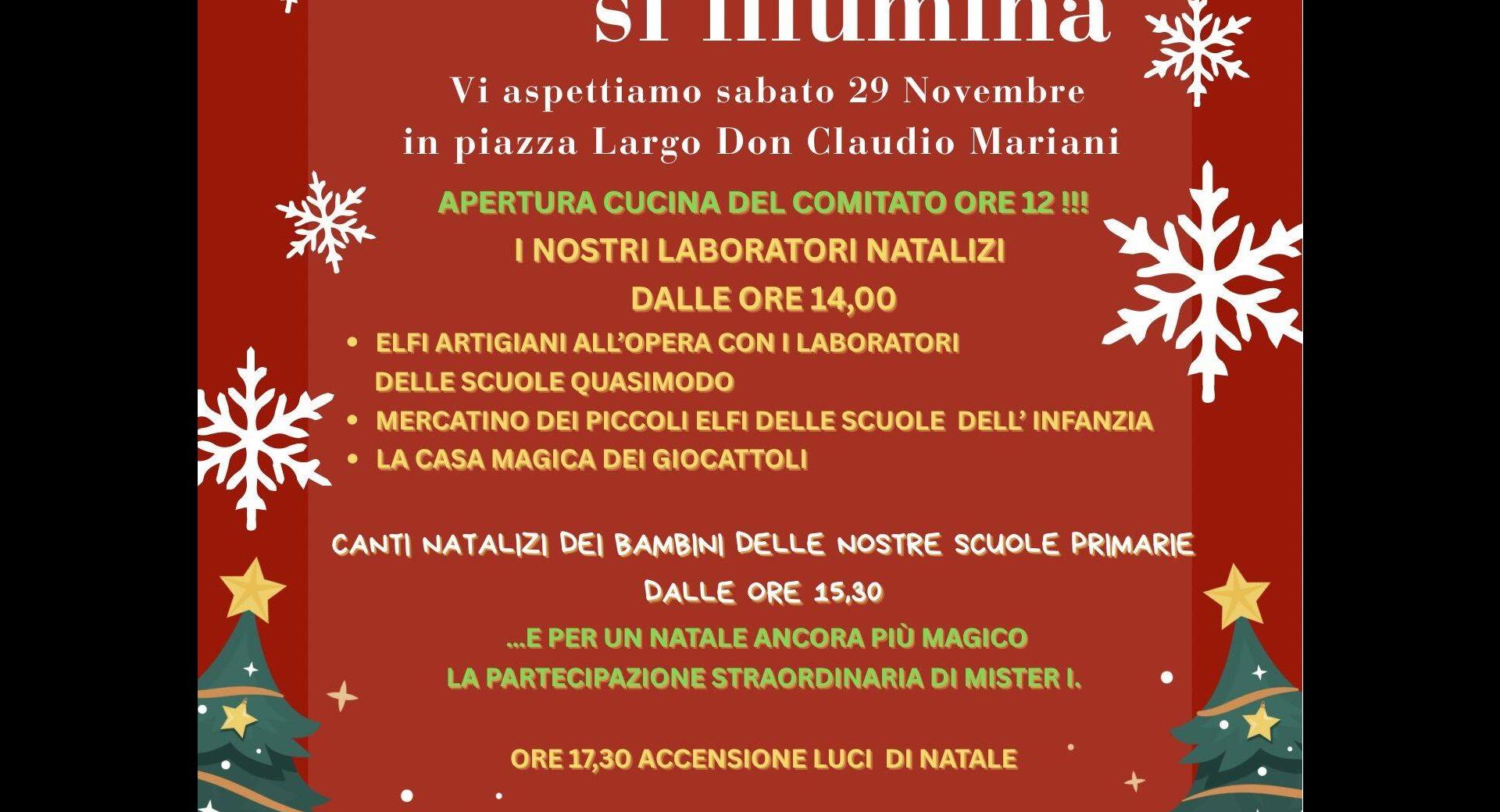 Il Comitato... si illumina