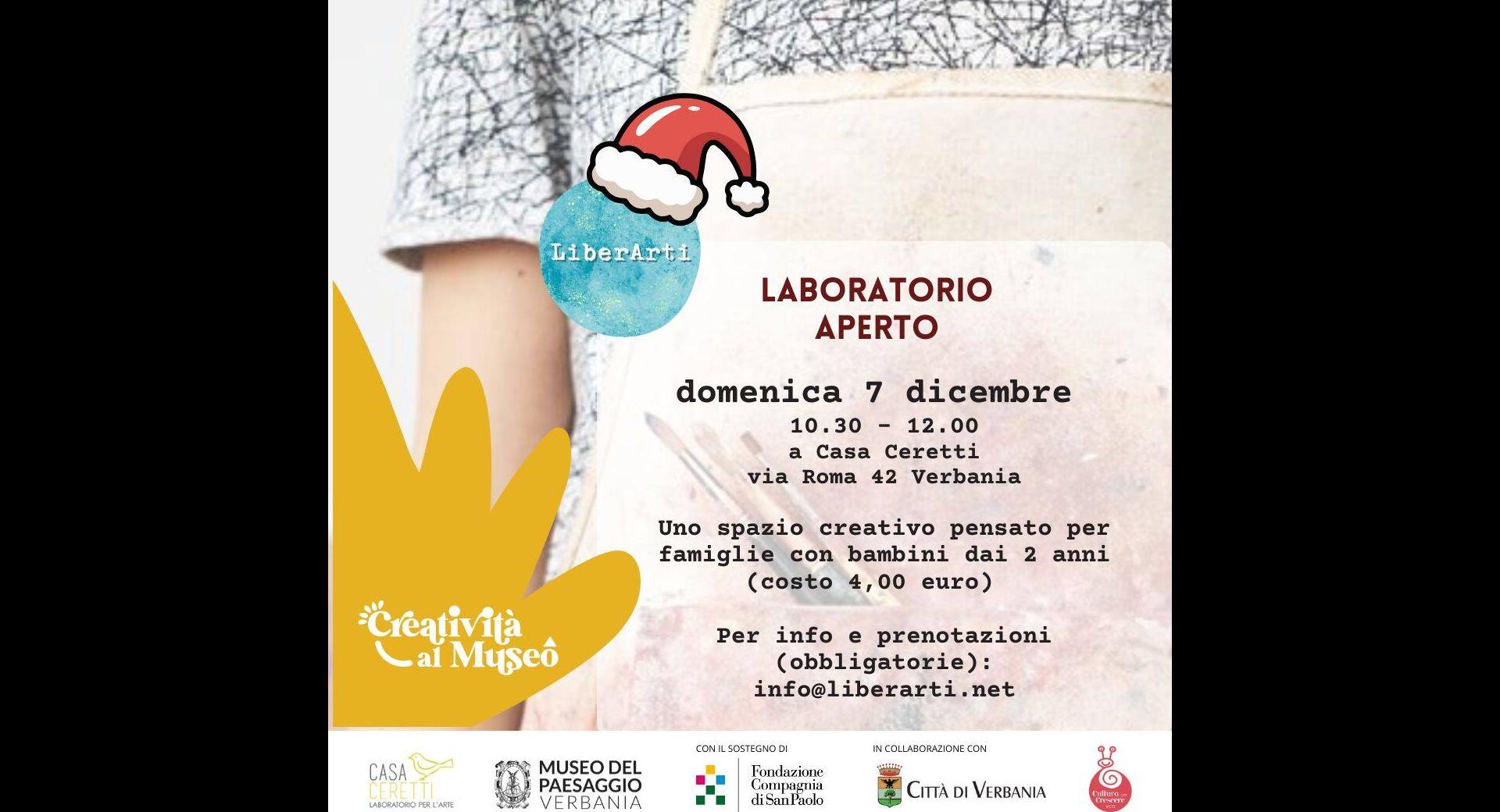 Laboratorio Aperto Aspettando il Natale 2025