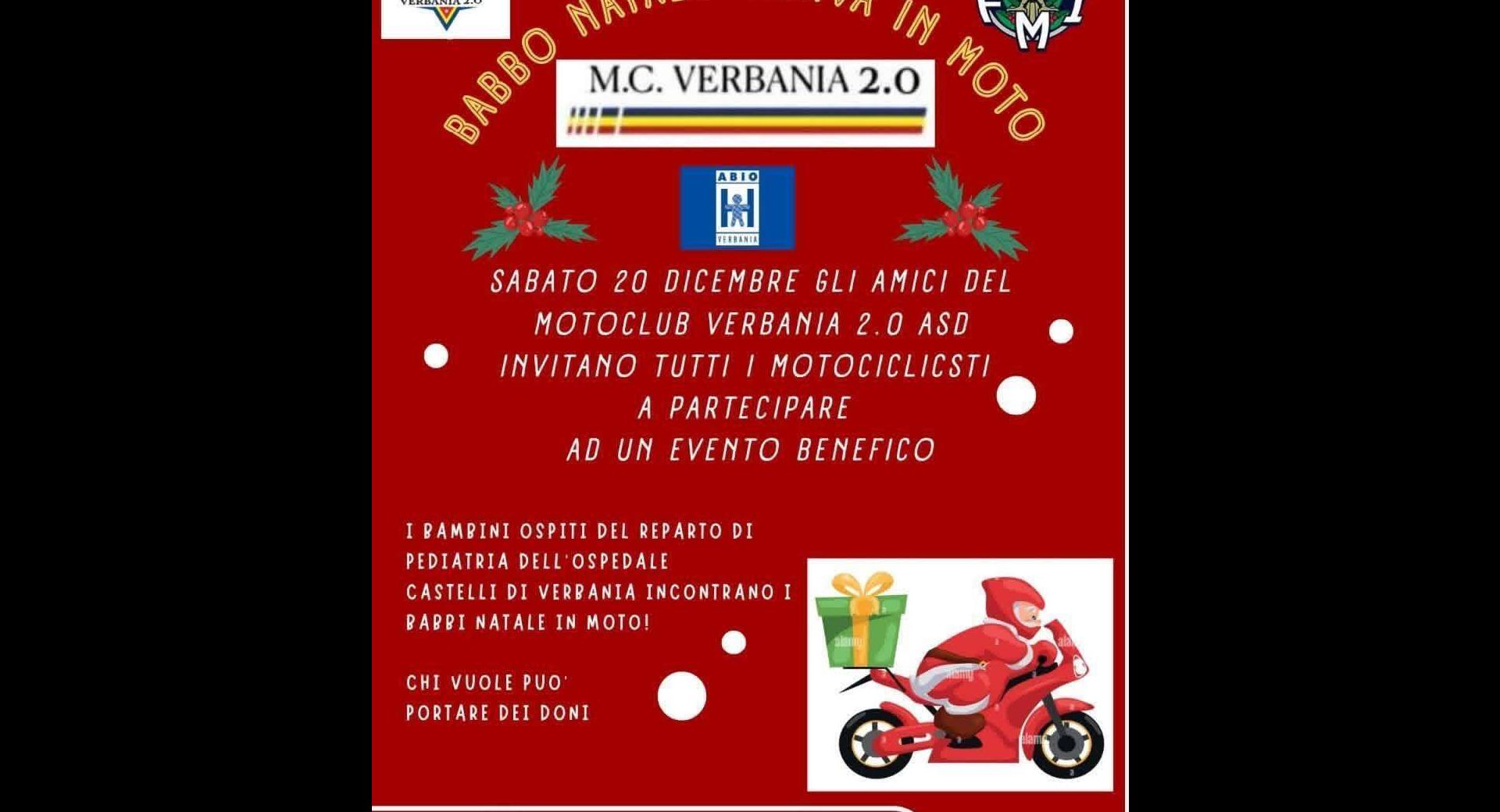 Babbo Natale arriva in moto