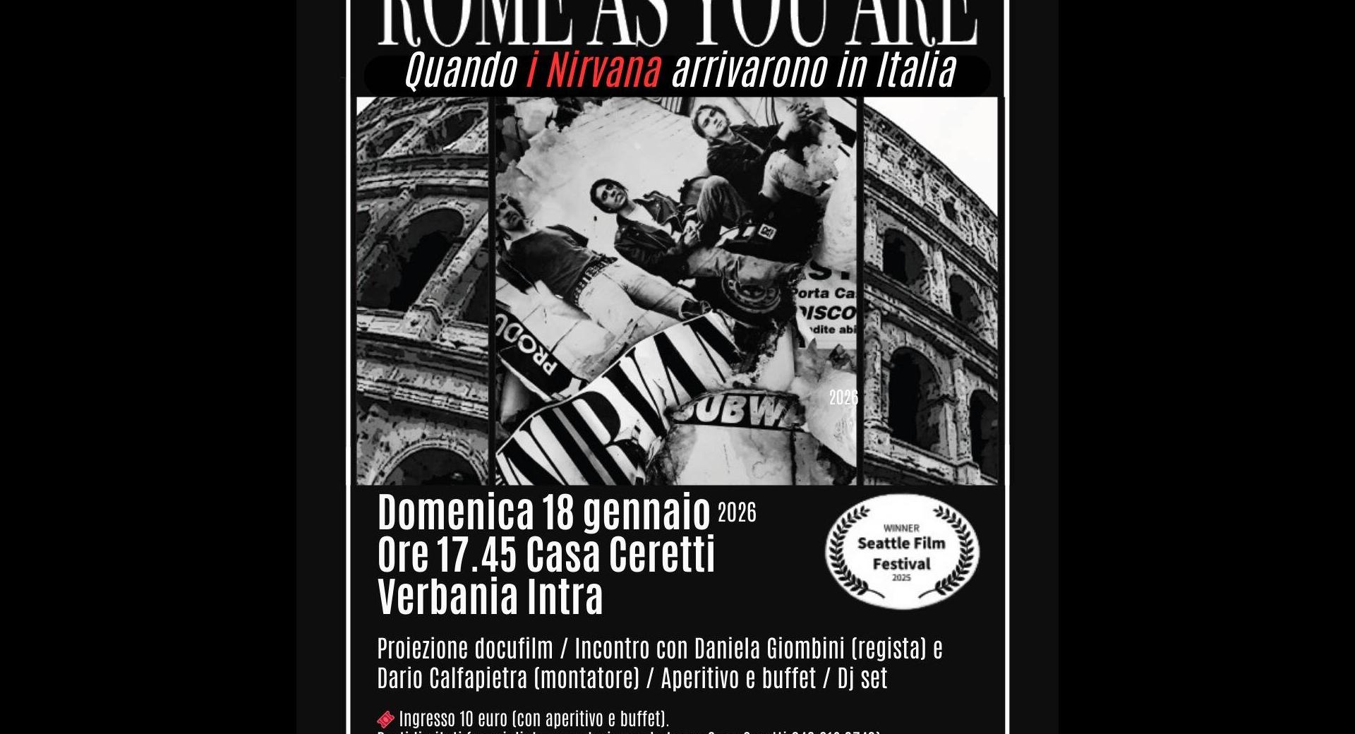 Rome as you are - Quando i Nirvana arrivarono in Italia