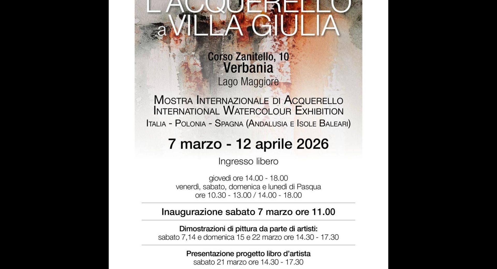 L'acquerello a Villa Giulia