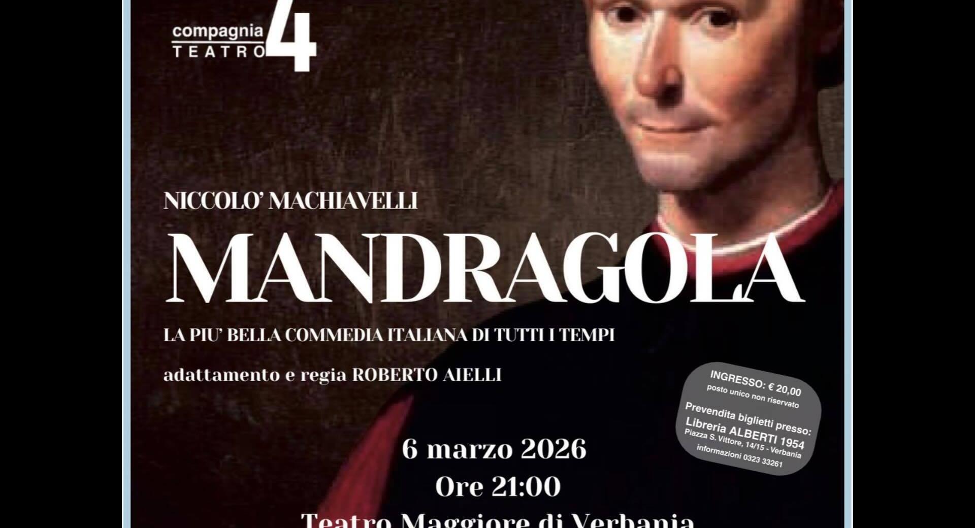 “La Mandragola” di Nicolò Machiavelli 