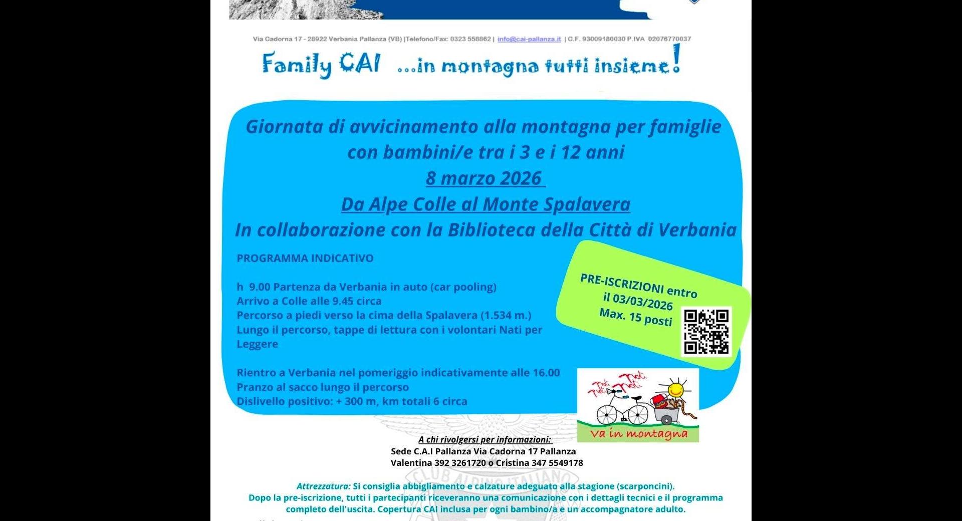 Family CAI ... in montagna tutti insieme!