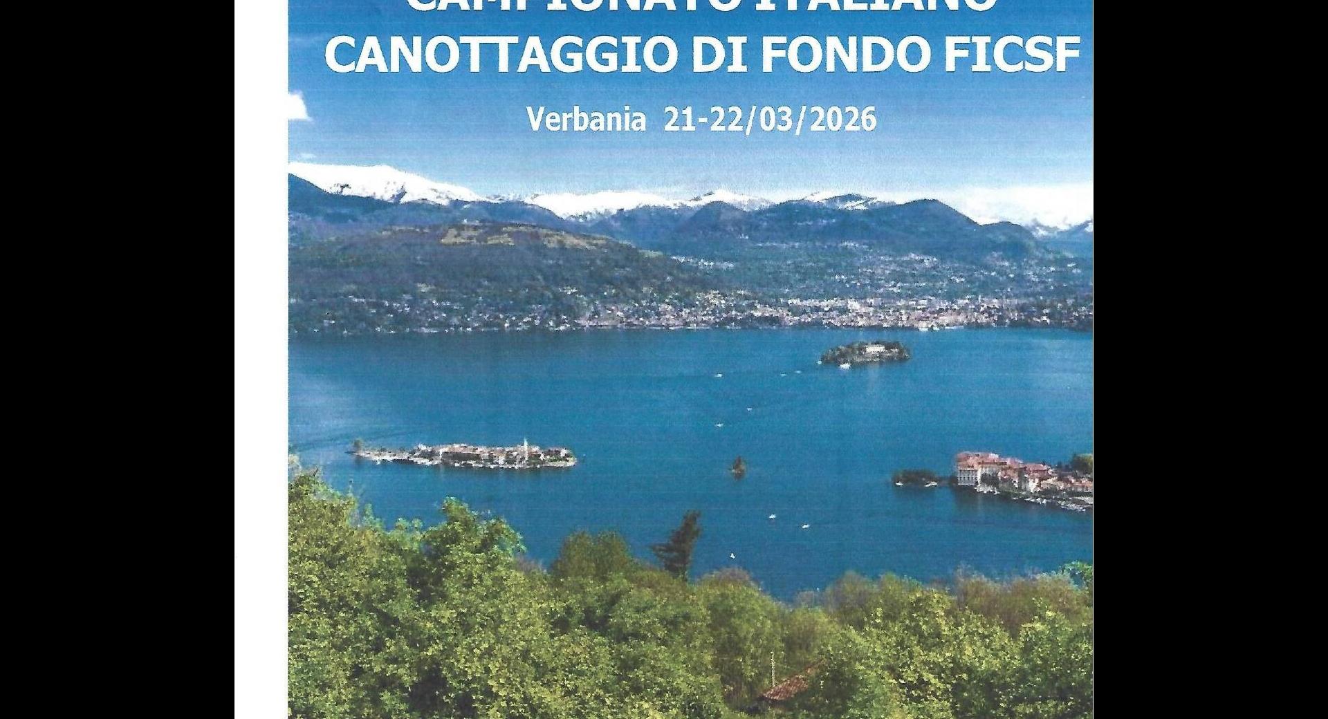  CAMPIONATO ITALIANO di  CANOTTAGGIO A SEDILE FISSO DI FONDO  FICSF   