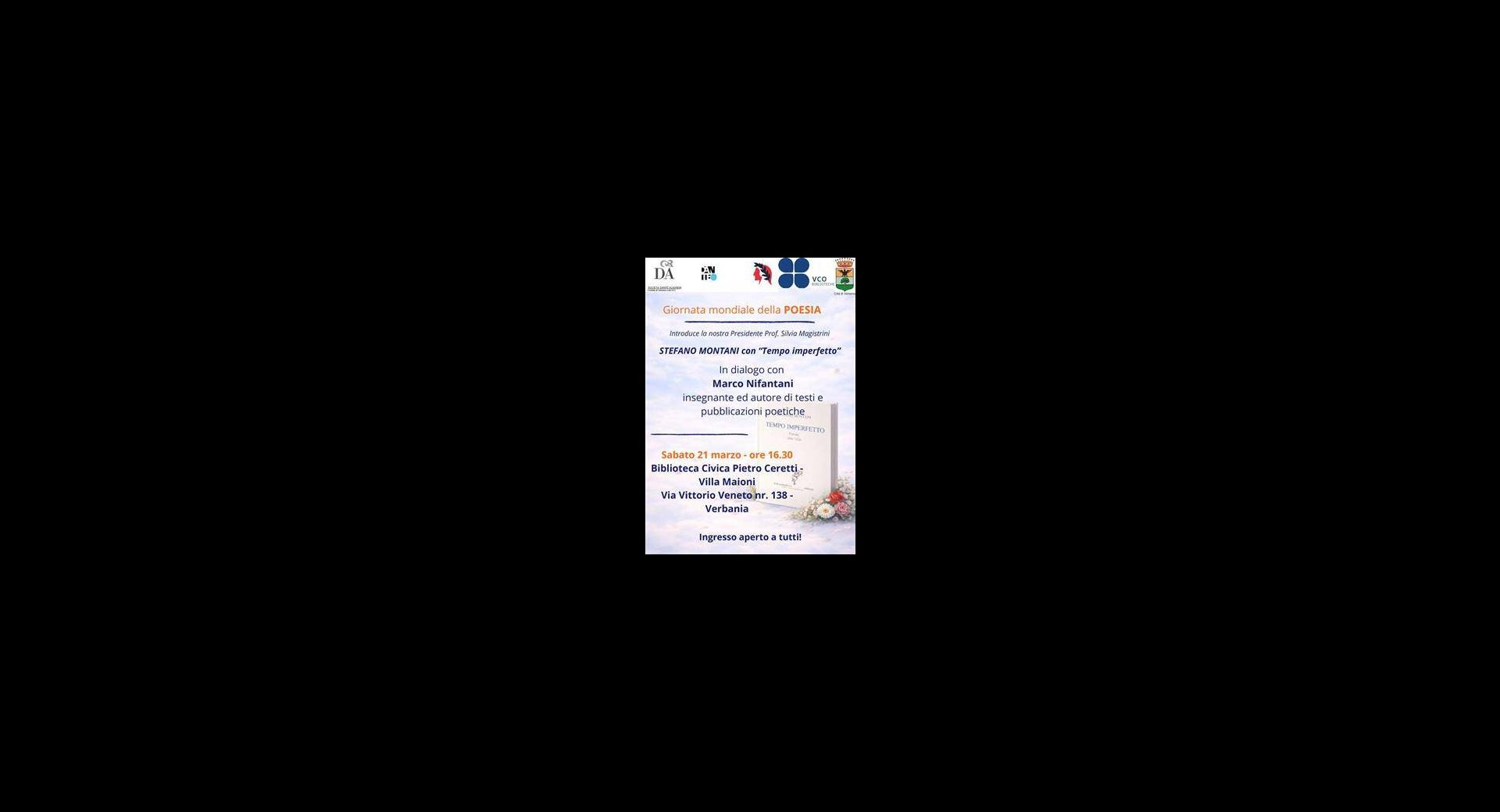 Giornata internazionale della poesia. Tempo imperfetto