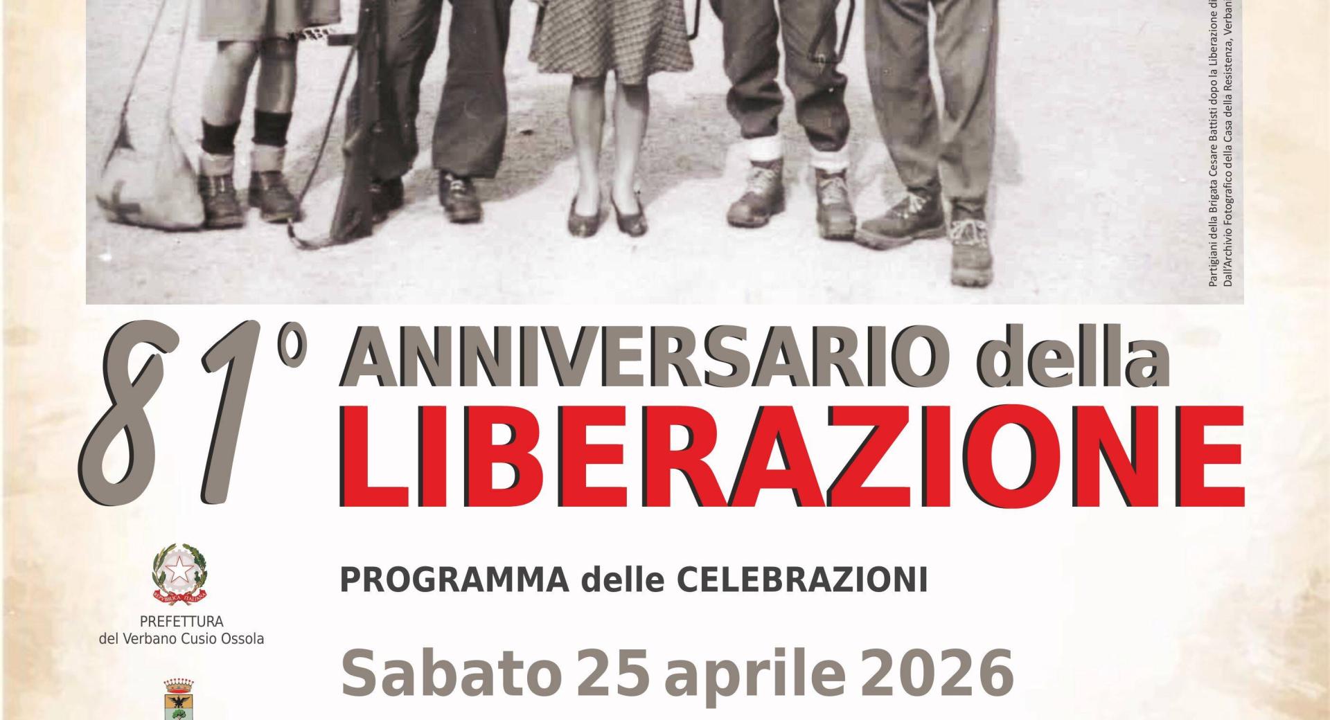 81°Anniversario della Liberazione