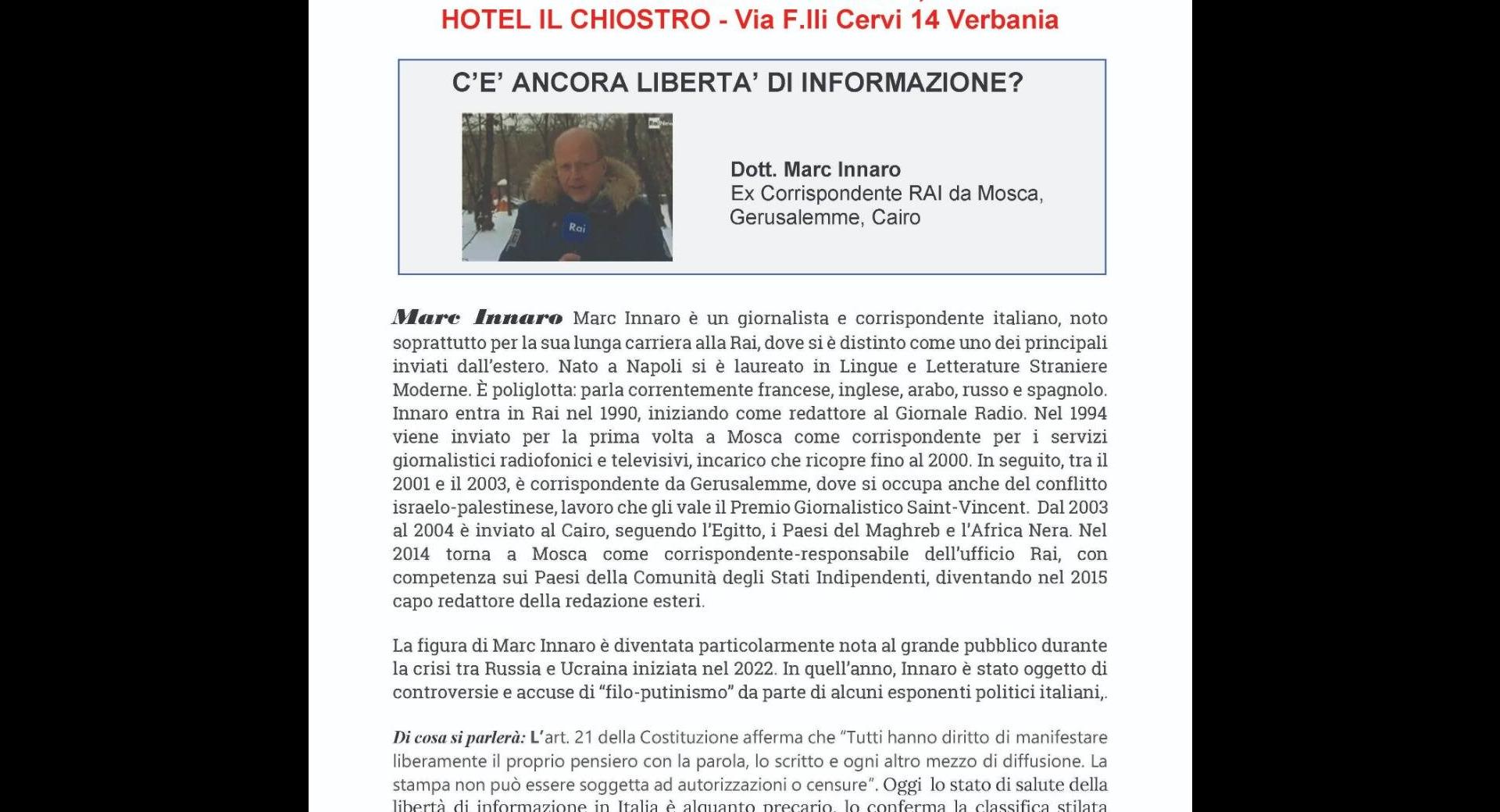 C'è ancora libertà di informazione?