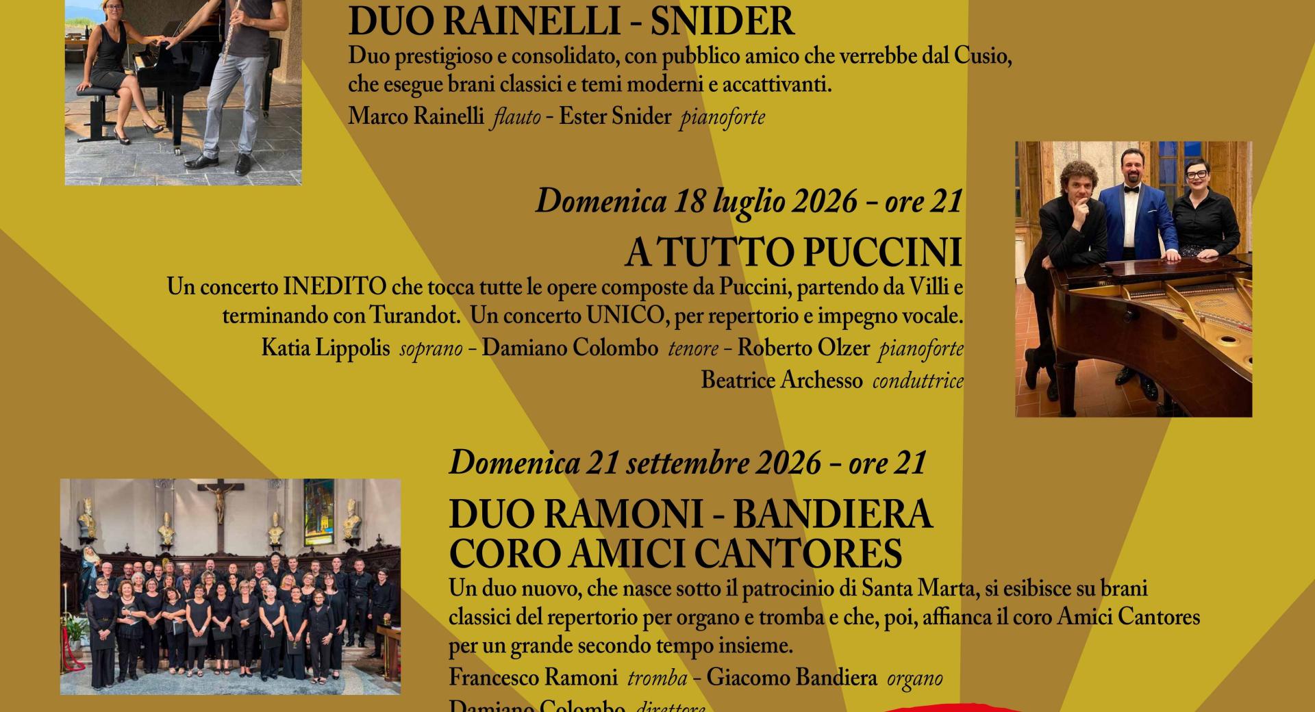 S.Marta in concerto 2026