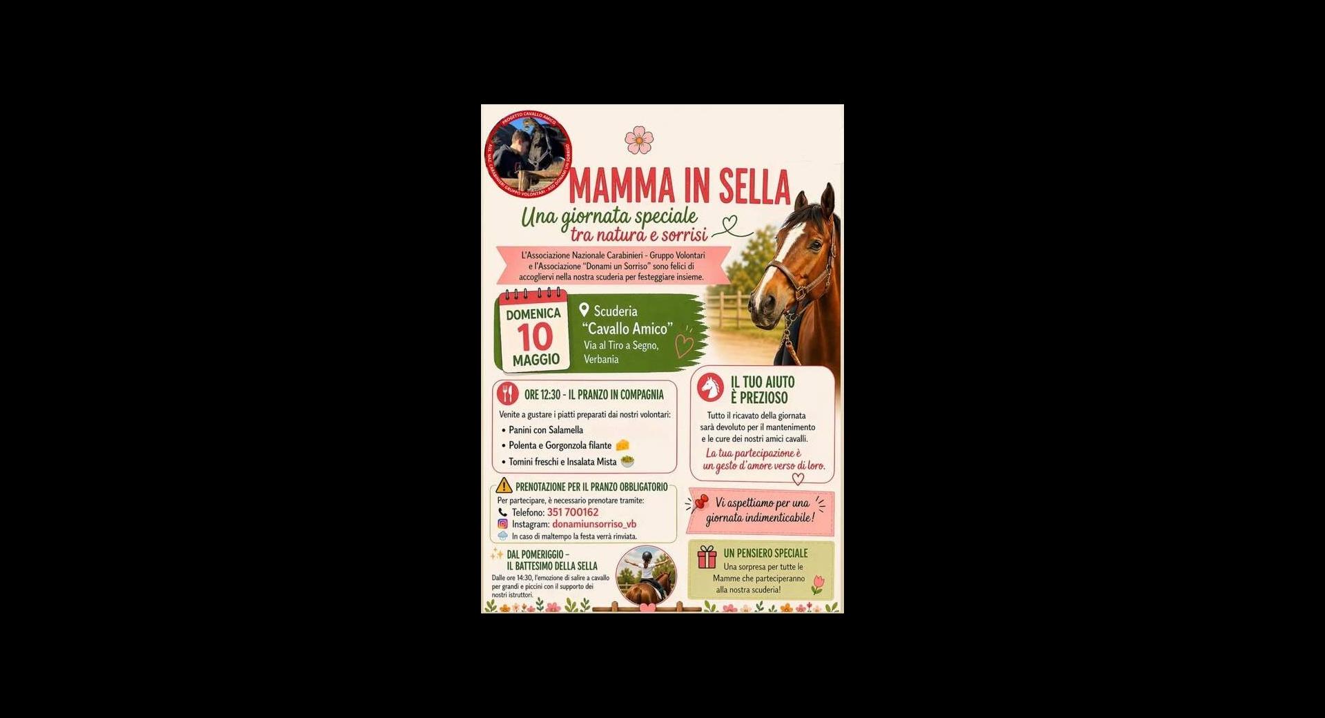 mamma in sella