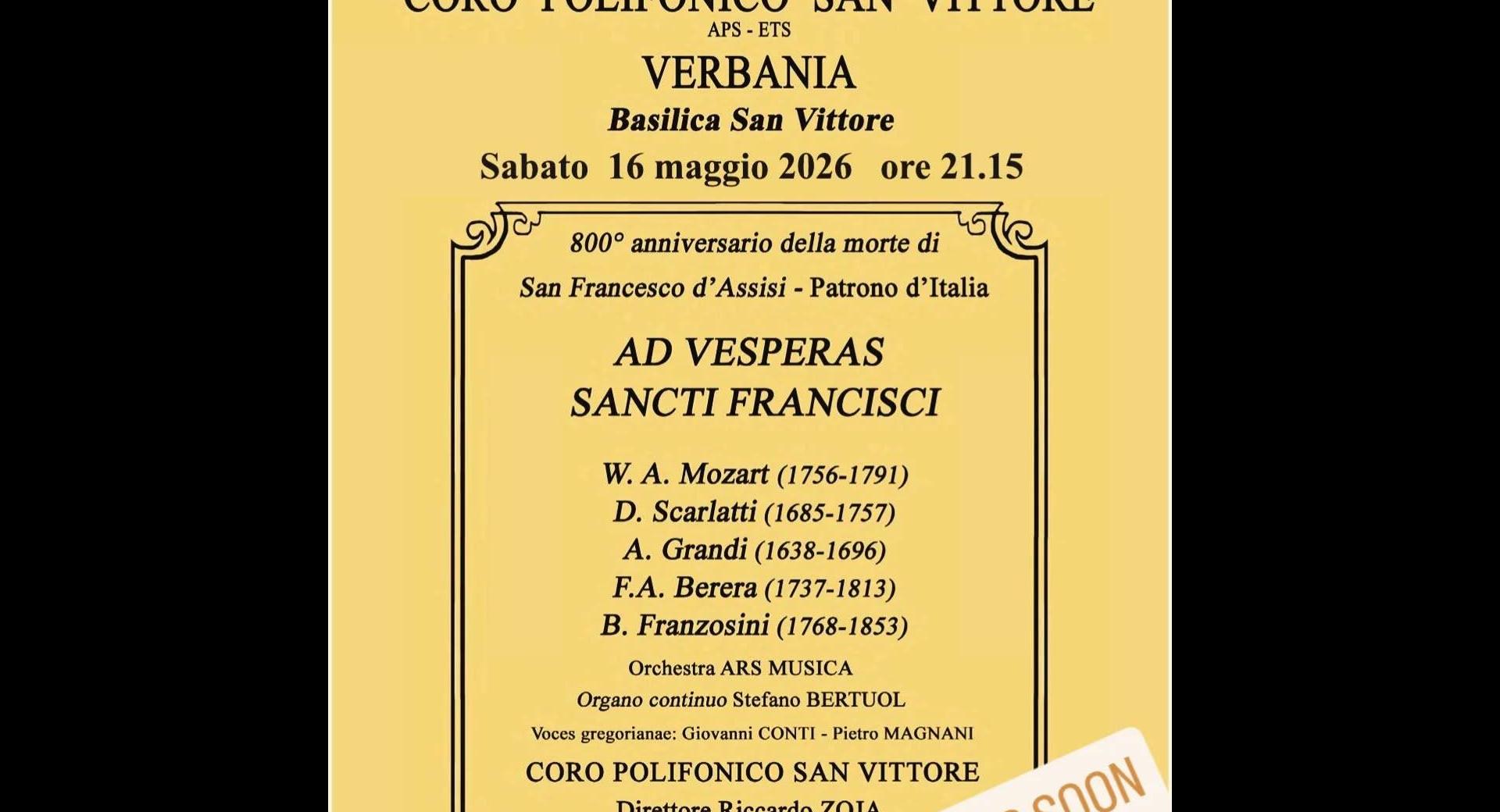 Concerto Coro Polifonico San Vittore  16 05 26