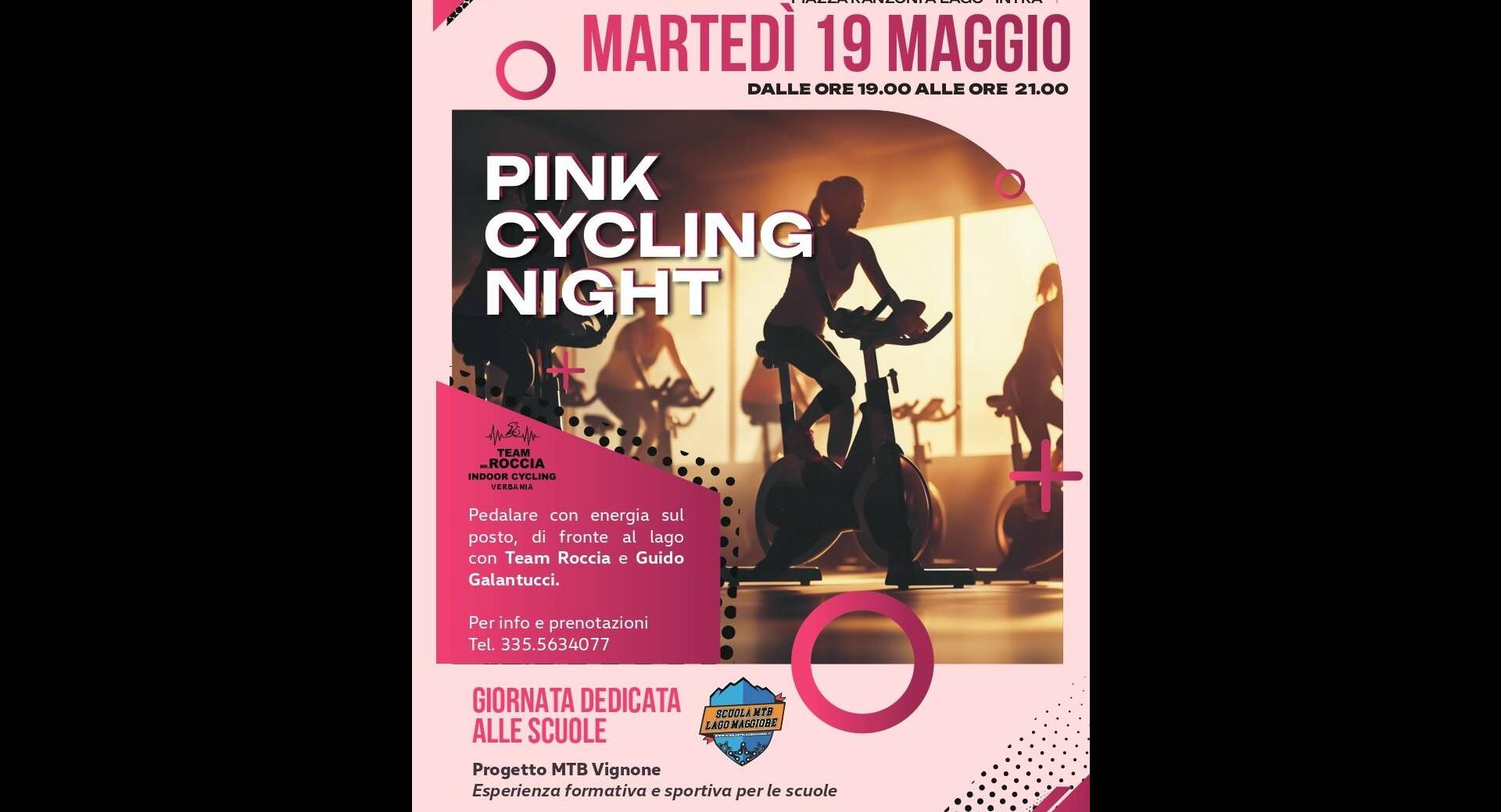 pink cycling night