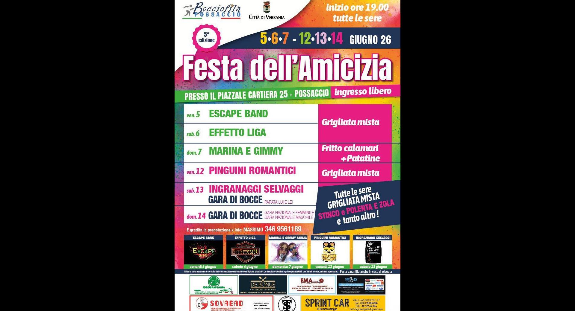 Festa dell'Amicizia - 5^ edizione