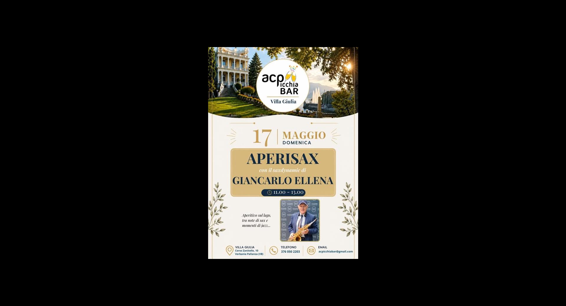 aperisax 17 maggio