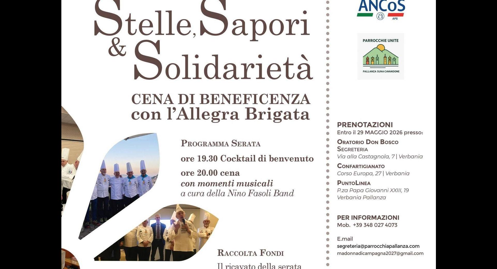 STELLE, SAPORI E SOLIDARIETA'