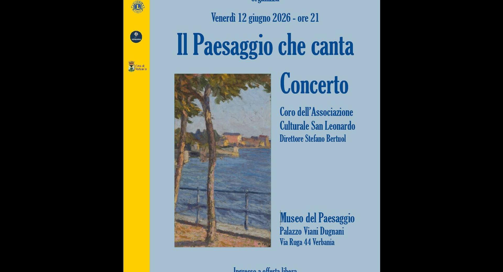 Il Paesaggio che canta