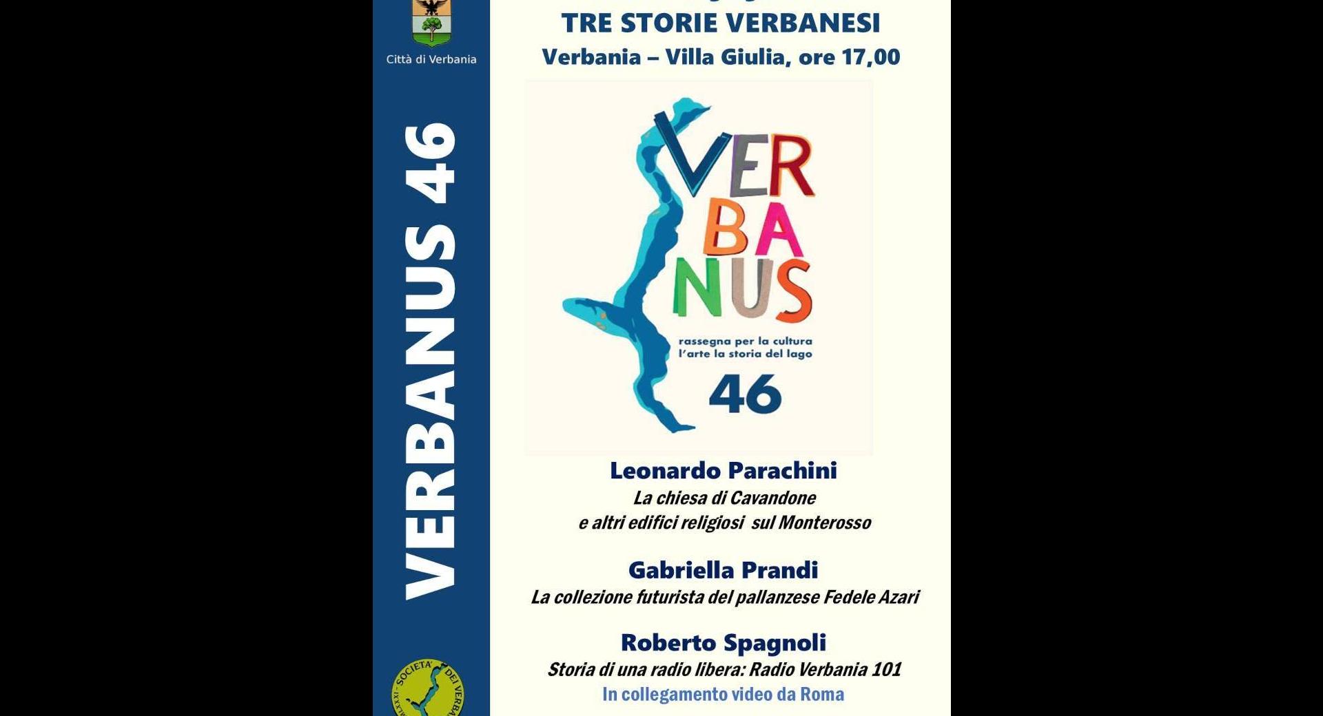 Tre storie verbanesi 2026- Presentazione Verbanus 46
