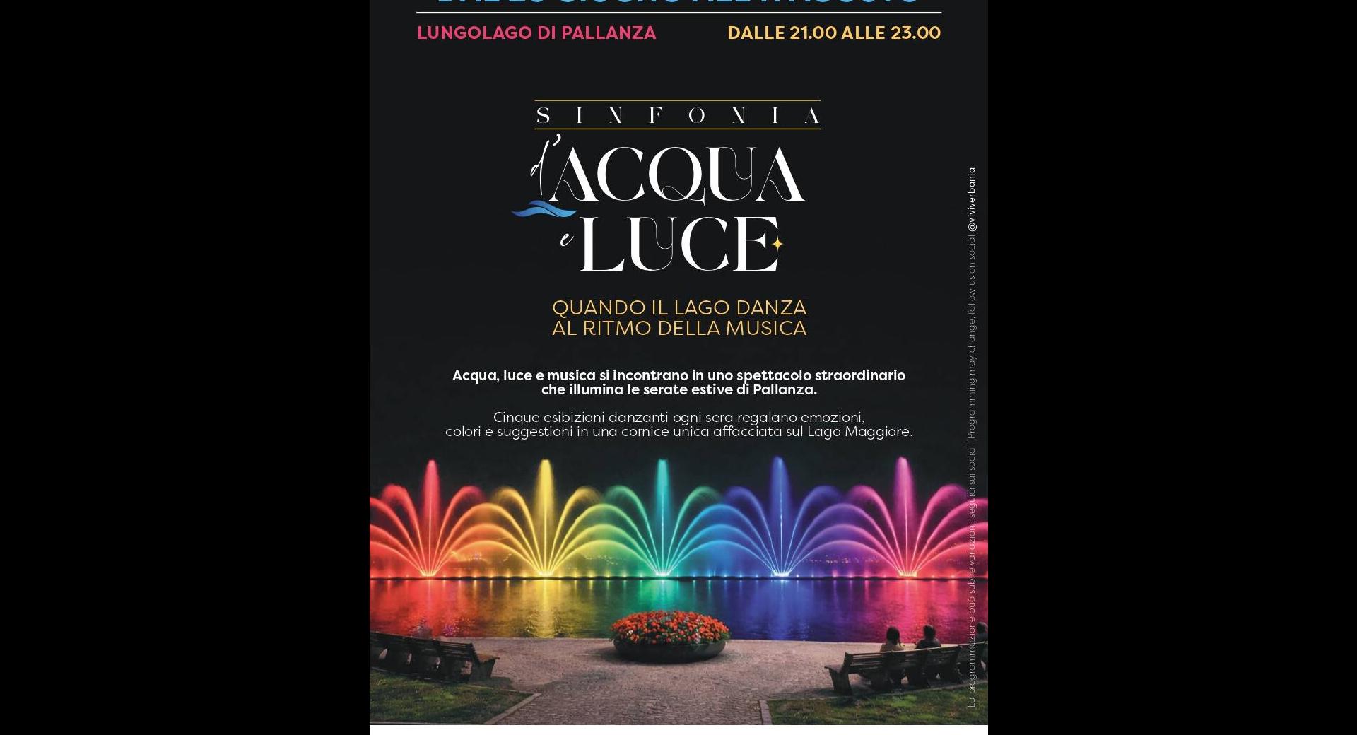 SINFONIA D'ACQUA E LUCE