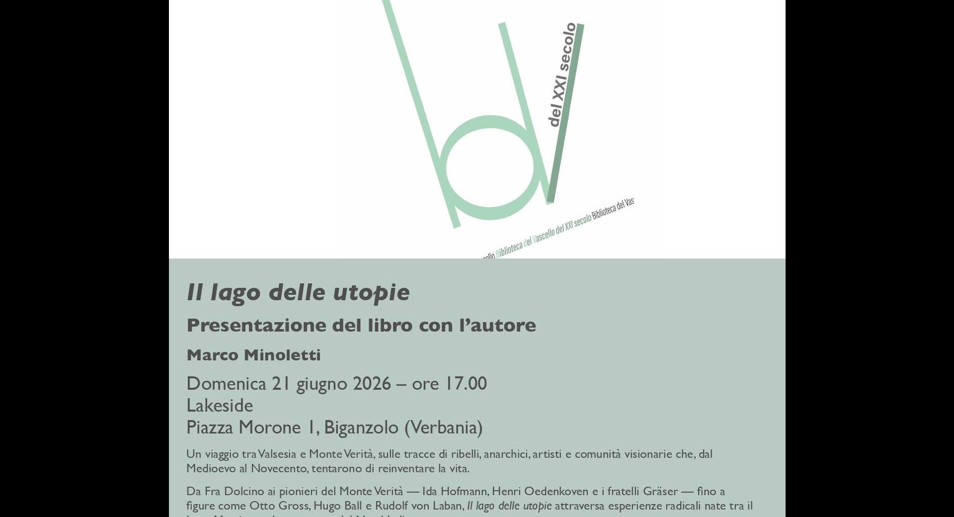  "IL LAGO DELLE UTOPIE"
