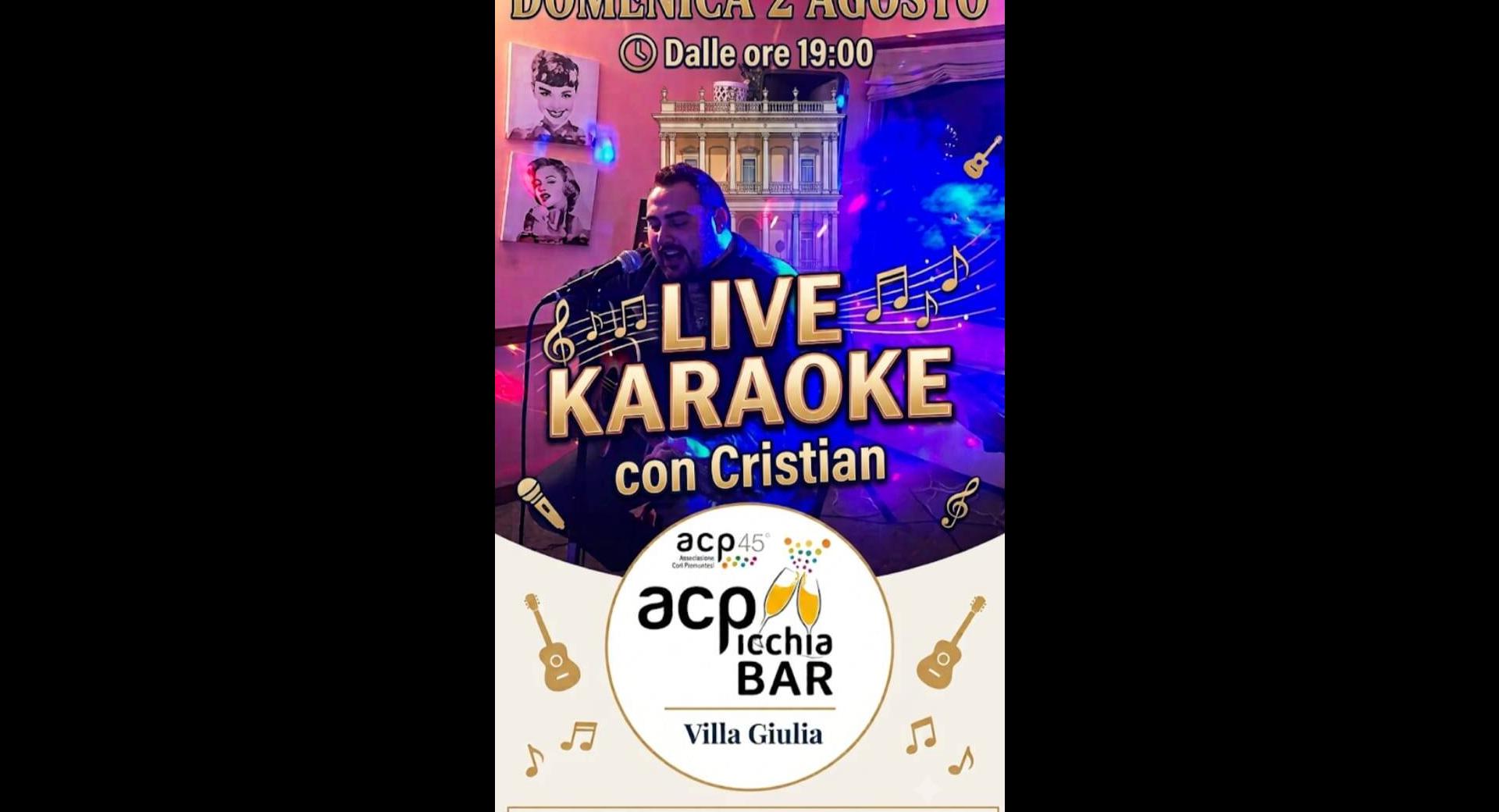 Live Karaoke con Cristian 
