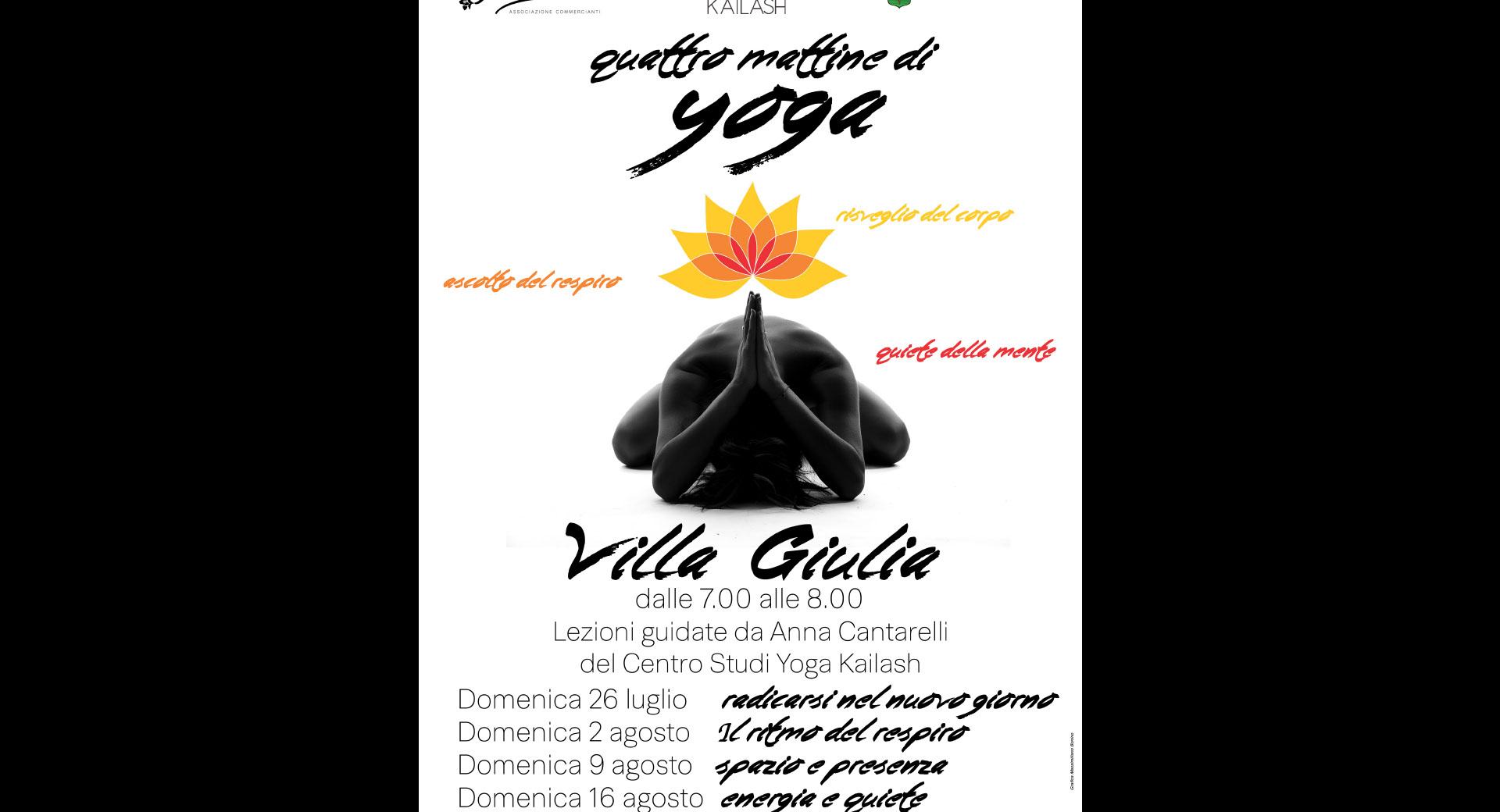 QUATTRO MATTINE DI YOGA