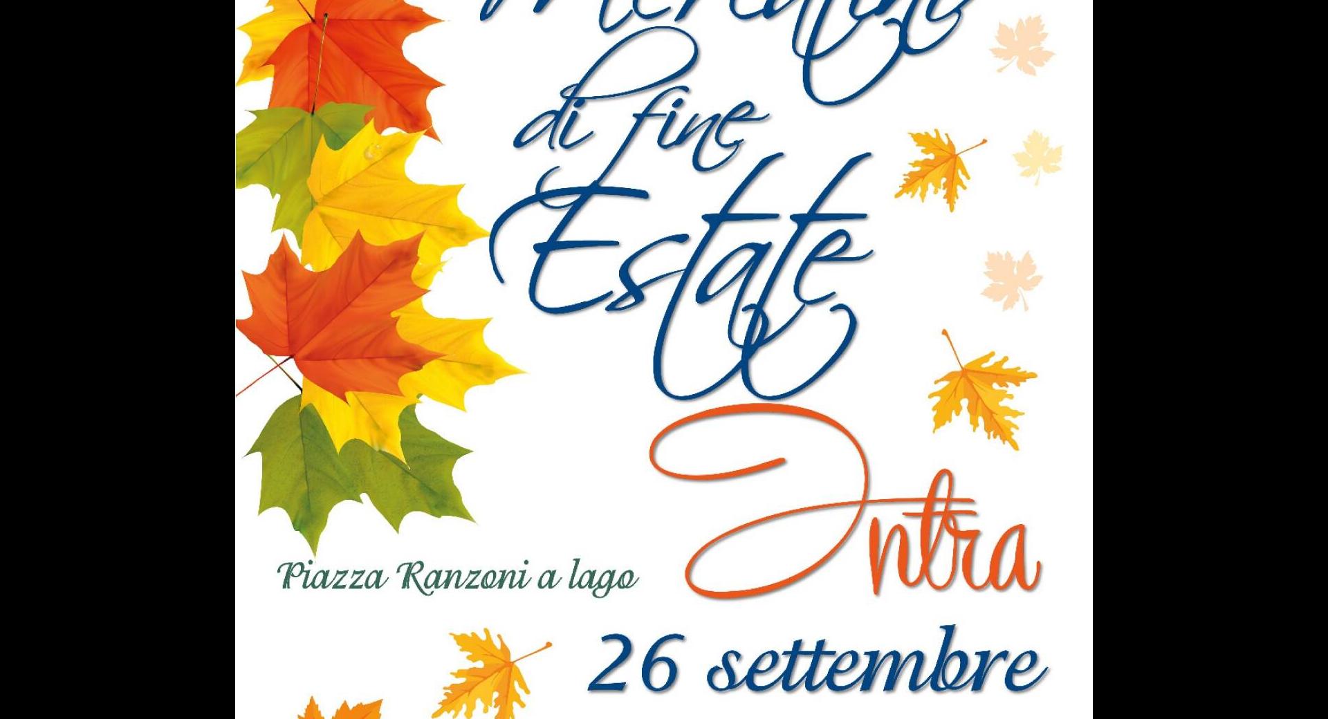 Mercatino di fine estate Intra 