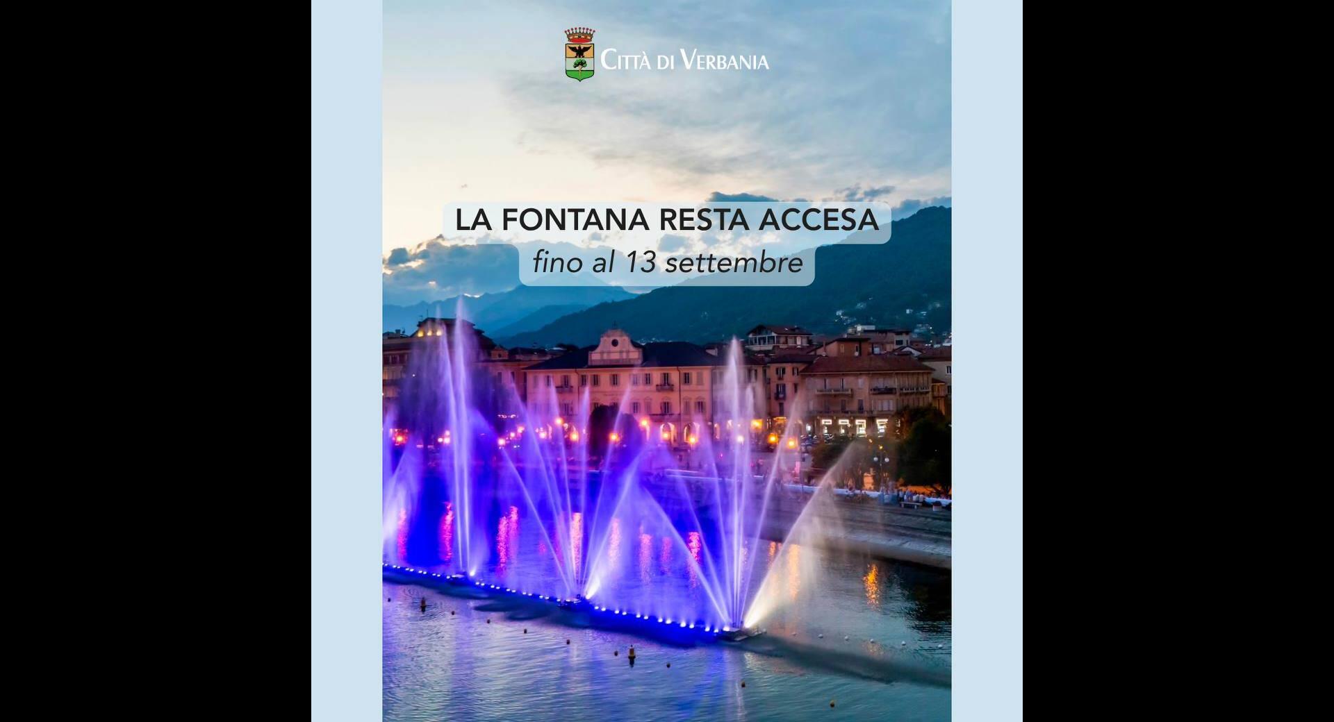 acqua e luce fino a settembre