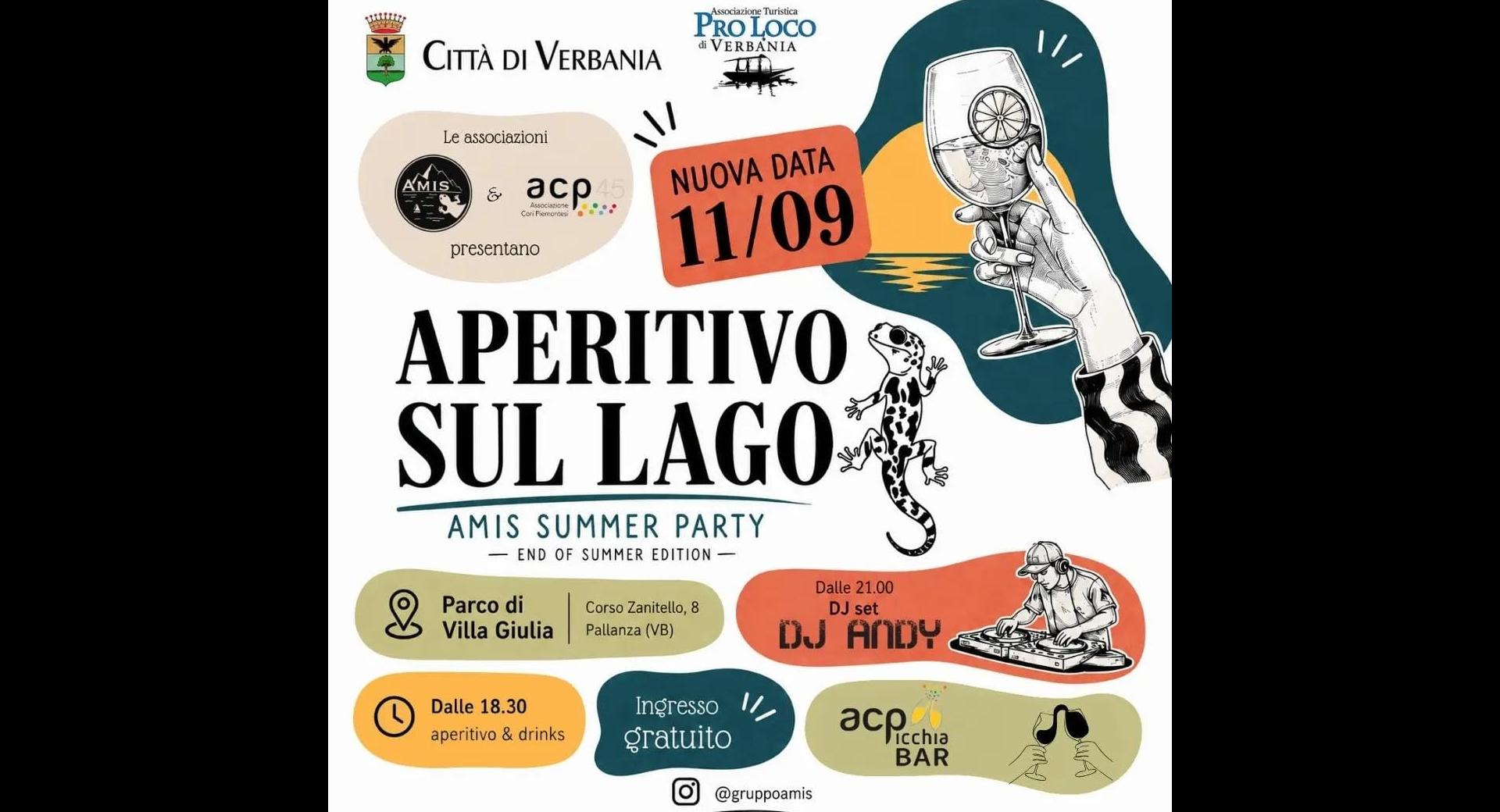 Aperitivo sul lago - Amis Summer Party