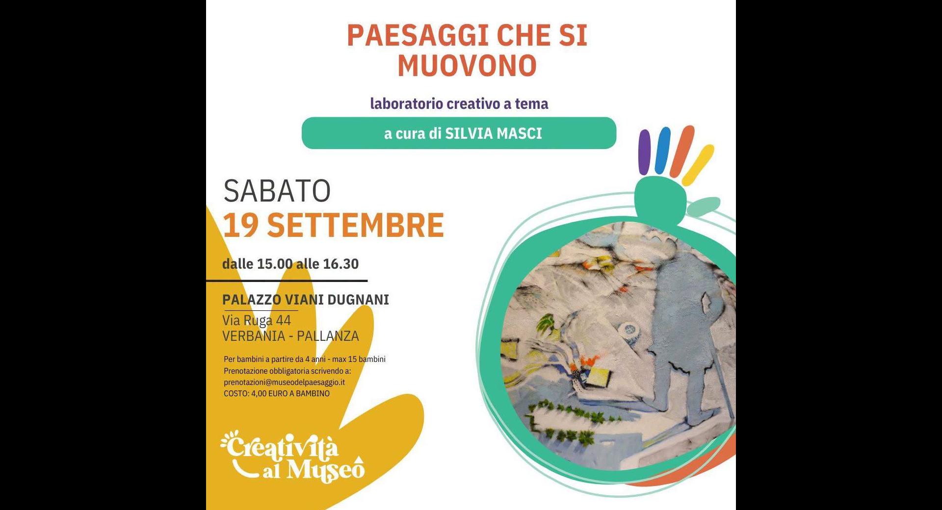 Laboratorio creativo "Paesaggi che si muovono"