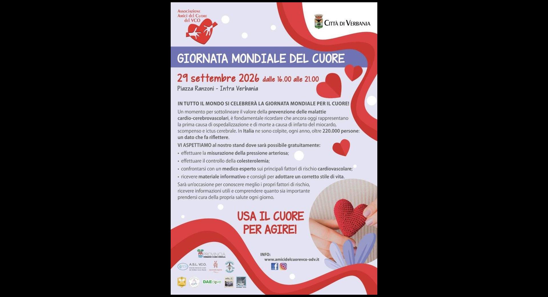 GIORNATA MONDIALE DEL CUORE
