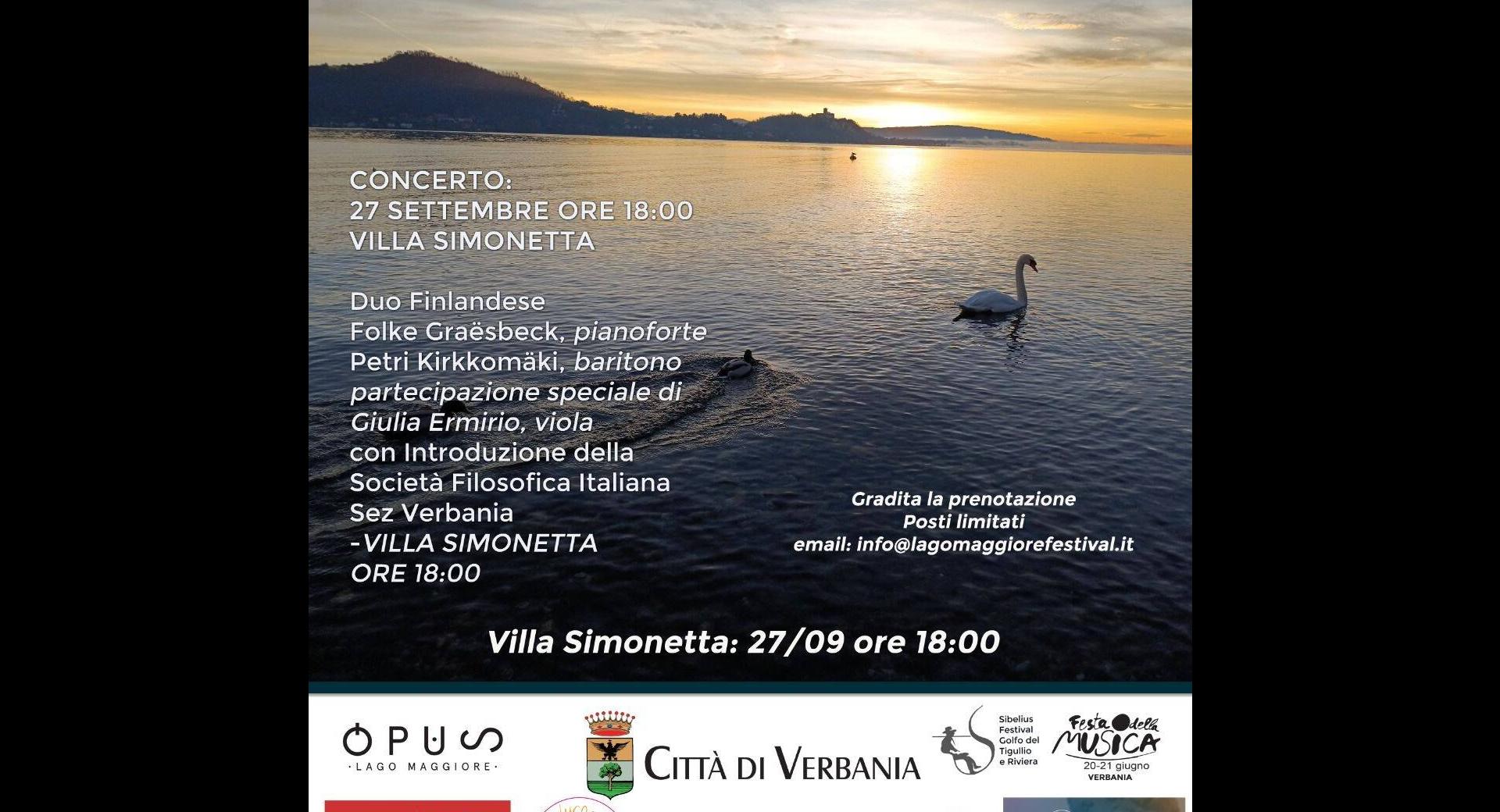 Lago Maggiore Festival XI edizione 2026 locandina
