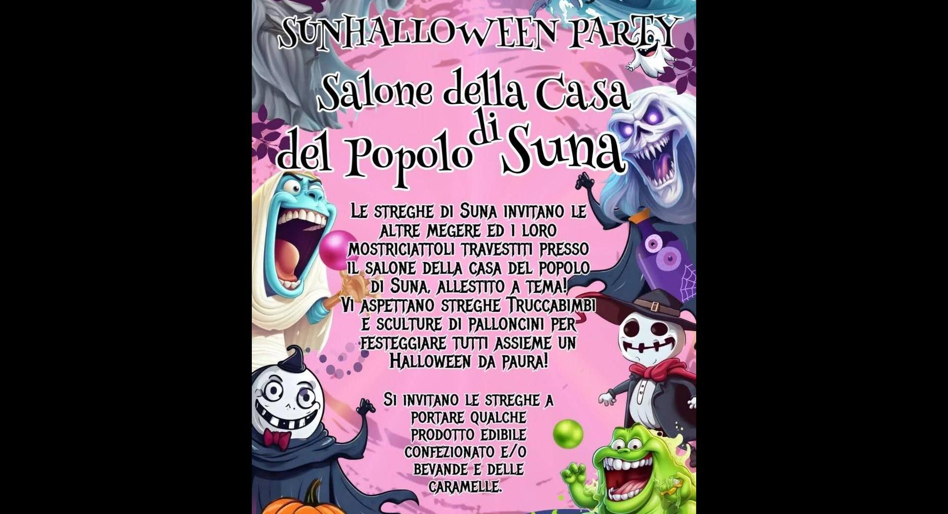 SunHalloween Party Salone della Casa del Popolo di Suna