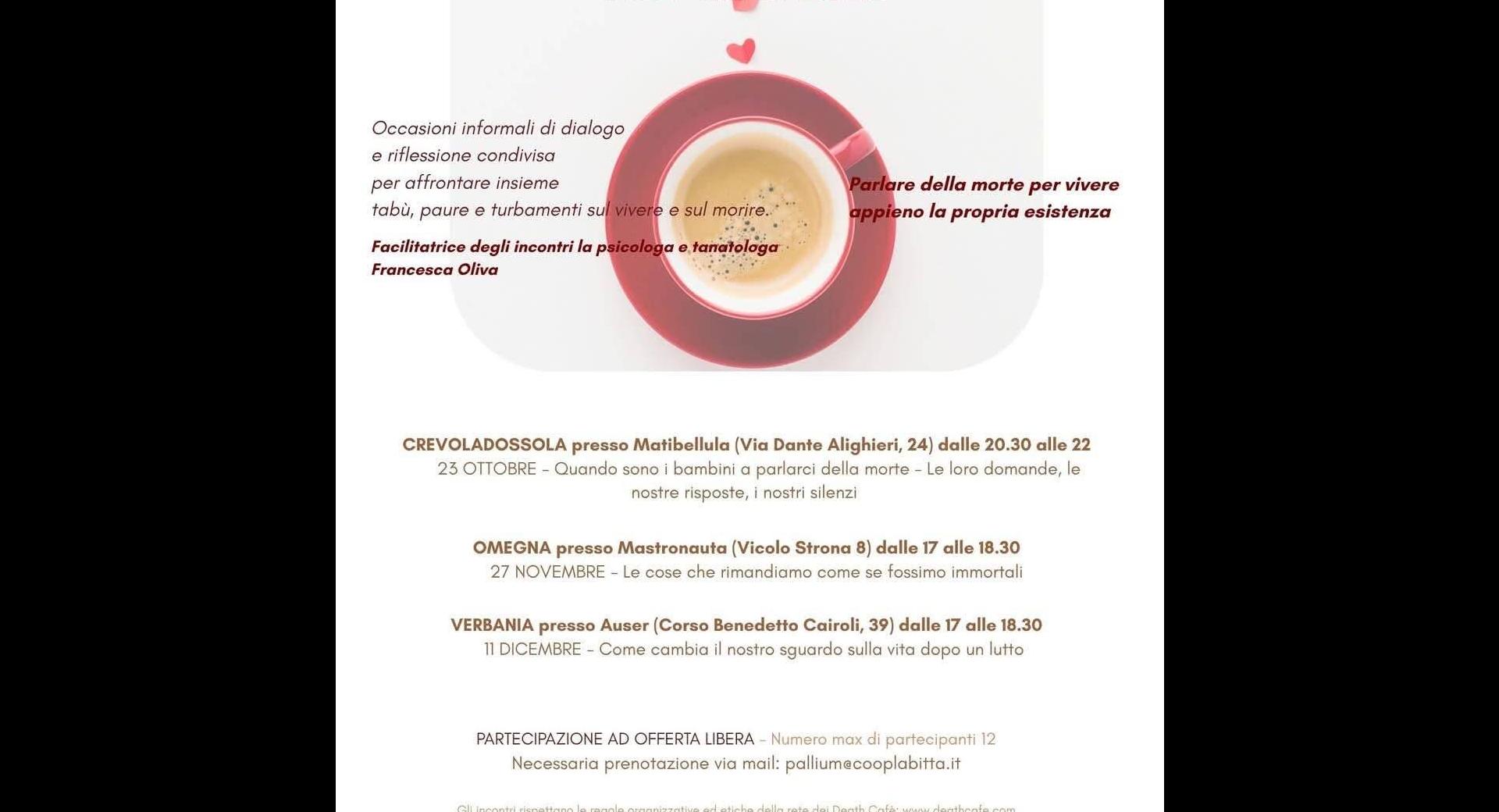 DEATH CAFE autunno