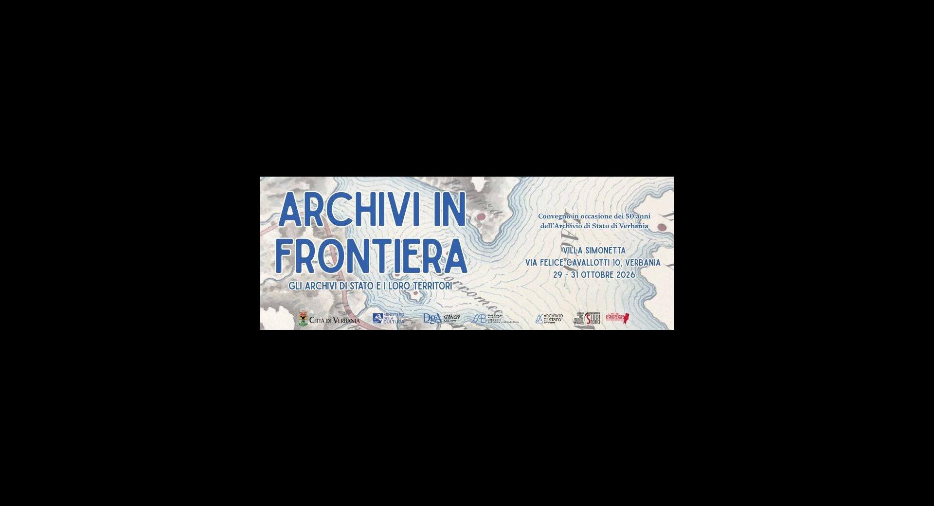 Archivi in frontiera