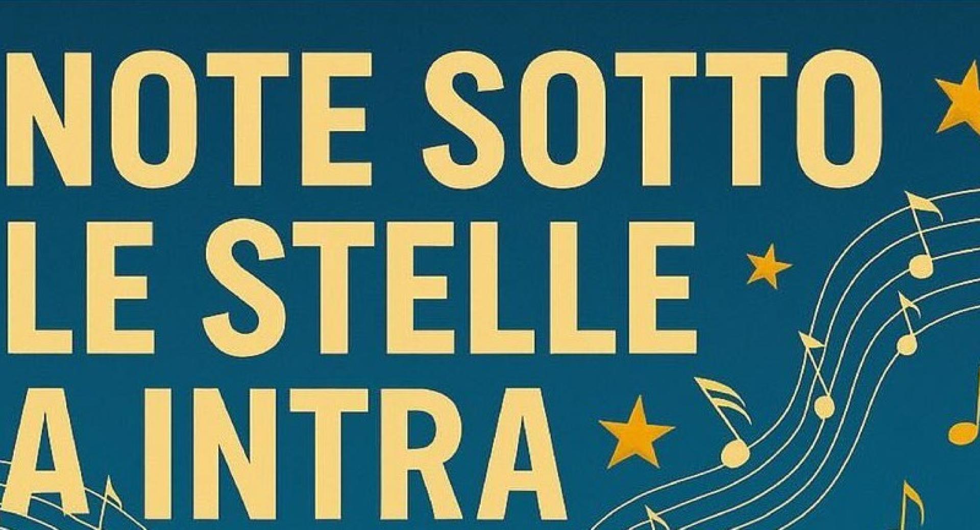 banner note sotto le stelle
