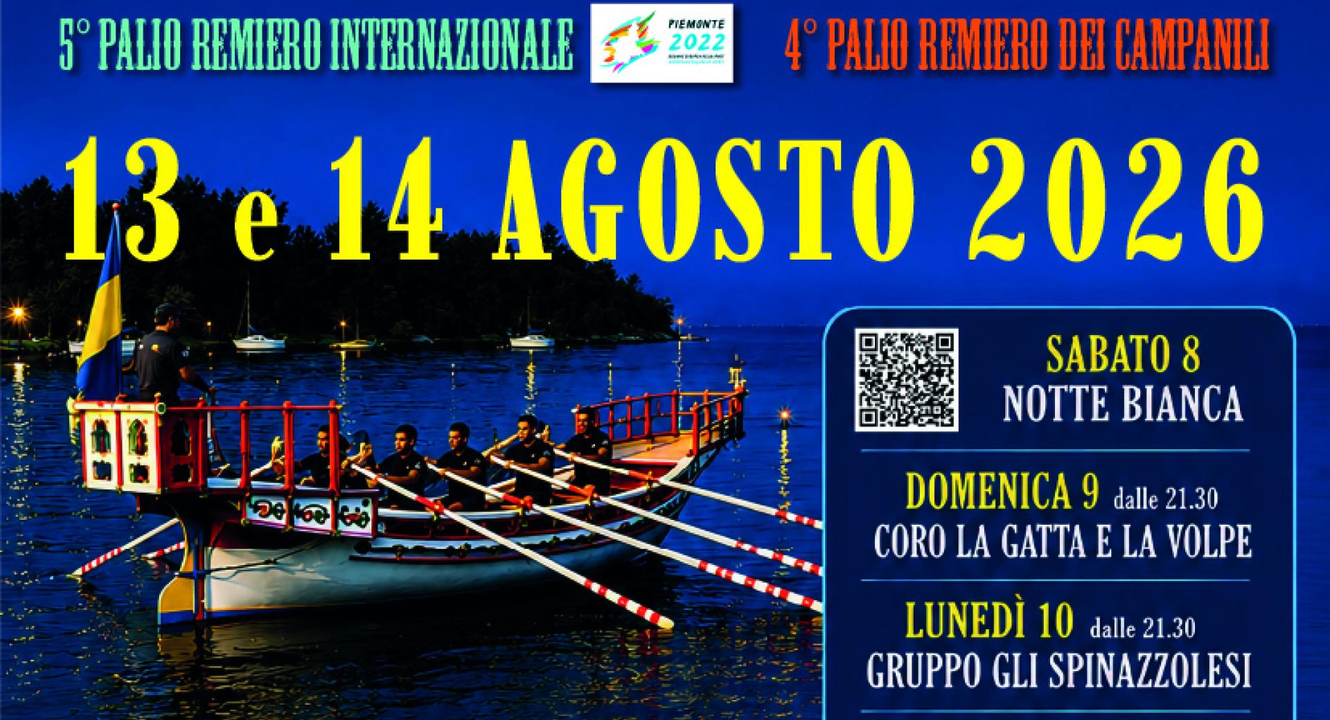 La settimana del Palio Remiero in Notturna 2026 